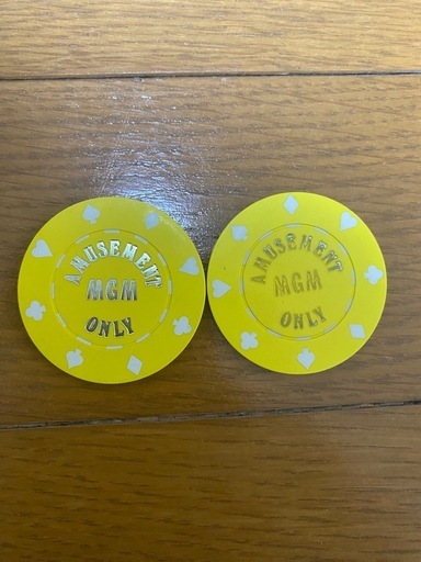MGM社 カジノチップ 実物デザイン 149枚セット 100表記／AMUSEMENT ONLY コレクション ポーカー