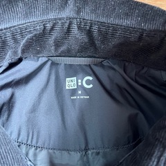 美品 ユニクロ C パフテックブルゾン ブラック サイズMの画像