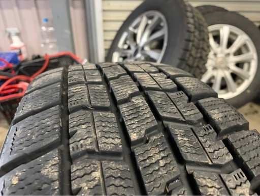 ライズ外し！195/65R16  グッドイヤー　スタッドレス23年製　ホイール付き4本セット！
