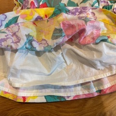 花柄ワンピースとショーツセット 6〜12M チュニックの画像