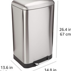 Amazonベーシック ゴミ箱 40Lの画像