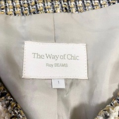 RAY BEAMS ウールラメツイードジャケットの画像