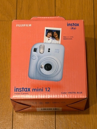 チェキ  instax mini 12 パステルブルー　フィルム 30枚付