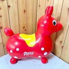良品 Rody ロディ 乗り物 ロッキングベース レッドの画像