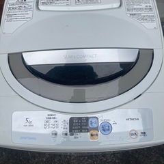 No.151z HITACHI洗濯機5kgの画像