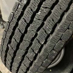 軽トラホイール付き冬タイヤの画像