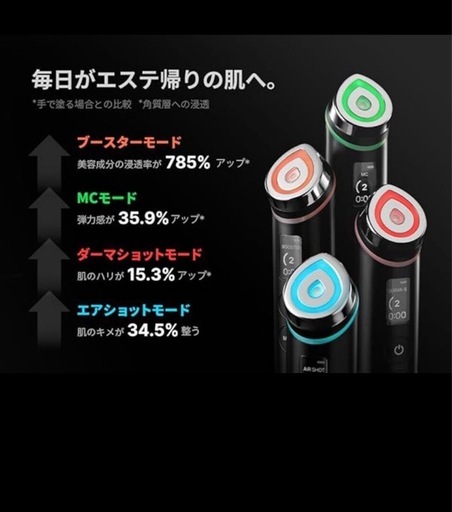 メディキューブ AGE-R ブースタープロ 美顔器 ブラック ME-BPRO

