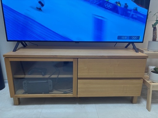 MUJI　木製ＡＶラック　テレビラック　オーク材突板