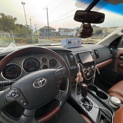 米国トヨタ　セコイアプラチナム 4駆 車検R9年4月まで　値下げ有りの画像