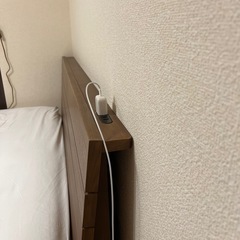 スーパーダブルベッド(フレーム+マット)の画像