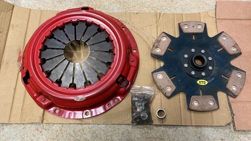 シルビア S13 S14 S15 XTD STAGE ４ 強化クラッチ セット SR20DET 用 カッパーセラミッククラッチ