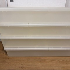 アイリスオーヤマ　ベッド下収納ケース4つ　マンション五階自宅引き渡しの画像