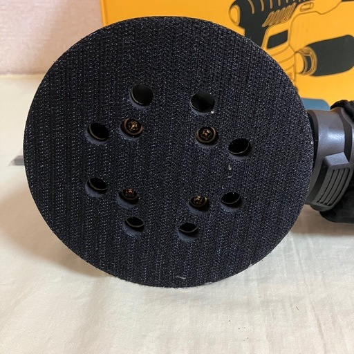 【新品未使用】電動サンダー ランダムオービットサンダー オービタルサンダー マジックテープ式 サンドペーパー5種付き 日本語取扱説明書