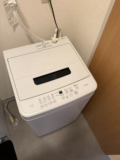 洗濯機4.5kg アイリスオーヤマ 2024年3月購入