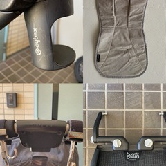 ベビーカー　Cybex MELIO Carbon ディープブラックの画像