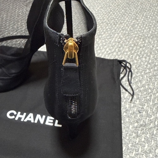 CHANEL シャネル ショートブーツ ファブリック ココマーク 新品