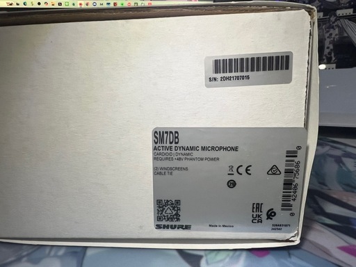 SHURE SM7dB ダイナミックマイク