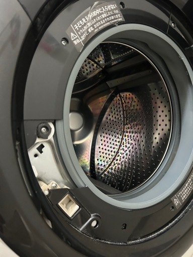 【SHARPドラム式洗濯機】引越し処分 ES-S7F-WR 2/1214時までの引き取り限定　2021年製