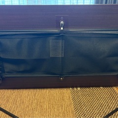 サンワダイレクト シンプルデスク ワークデスク モニターアーム対応 幅80cm 奥行45cm ブラウンの画像