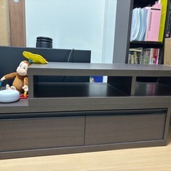 テレビ台　幅89センチ　ダークブラウンの画像