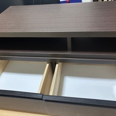 テレビ台　幅89センチ　ダークブラウンの画像