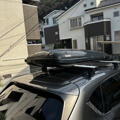 CX-5純正ルーフキャリア　
ルーフボックス セットの画像