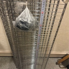 スチールラック棚板 120x35cm φ25mm　5枚の画像