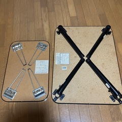 折りたたみテーブル　2個セット　　の画像