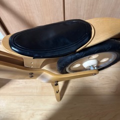 木製バイクの画像