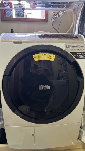 【HITACHIビッグドラム BD-SV110CL  ヒートリサイクル乾燥 ドラム式洗濯乾燥機 2019年製 11kg 6kg】