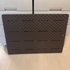 【美品】バスマット  ブラウン 85.5×60.5の画像