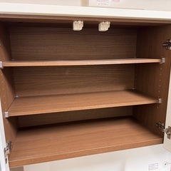 早い者勝ち！2/14まで　ニトリキッチンボードCLAUDE-120KB 食器棚の画像