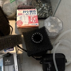 【早い者勝ち】水槽・フィルター・ろ材・備品一式セット！の画像
