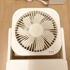 美品 TOPLAND トップランド コンパクトファン 卓上扇風機 防災対策の画像