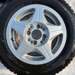 145 80r13  ブリヂストンスタッドレスタイヤ　アルミセットの画像