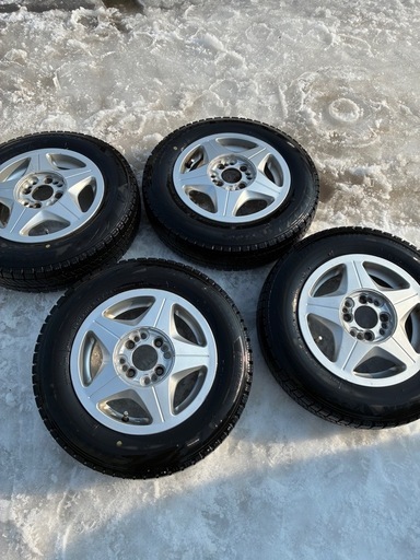 冬タイヤ ホンダ本田ビート用アルミ付きスタッドレス 1台分