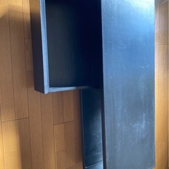 テレビ台 (木製、黒) TVstand (wood black)の画像