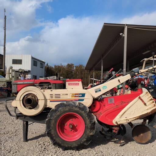 (香川) YH80D ヤンマー ディーゼル耕耘機 ◎セル付き◎8馬力