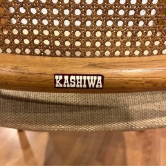 3脚セット　アームチェア　ダイニングチェア　柏木工　木製の画像