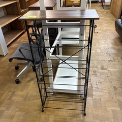 【ジャングル深井店】ラック ブラウン 収納家具 堺市 深井【FU75】の画像