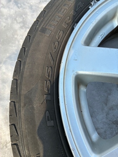 145/65R14 夏タイヤ　アルミセット