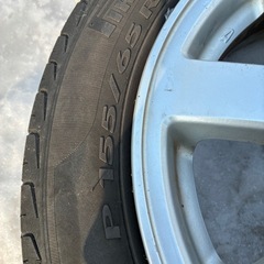 145/65R14 夏タイヤ　アルミセットの画像