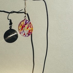 ハンドメイド　ピアスの画像