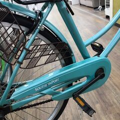 【ジャングルジャングル広陵店】自転車　SOUTHERN　PORT　26インチ　ブルーの画像