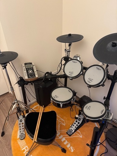 【超美品/完動品】Roland V-Drums TD-9S フルセット！ダブルペダル・マット付き【直接引取限定】
