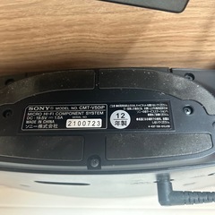 SONYオーディオプレイヤーの画像