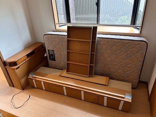 TOKYOBED   マットレス　ベッドフレーム付き
