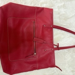 本革ショルダー　トートバックの画像