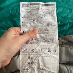 Coleman  シュラフ　　寝袋　一度使用のみの画像