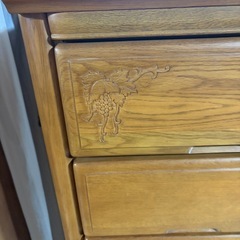 【高岡店引渡】無垢タンス 100円の画像